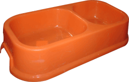 Comedero Doble para Perro 23x13cm CN50268XX